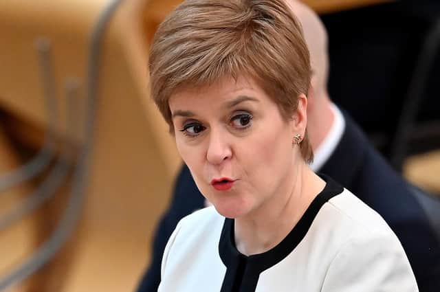 Nicola Sturgeon has said the government is considering routine testing for people who need to visit family in nursing homes.