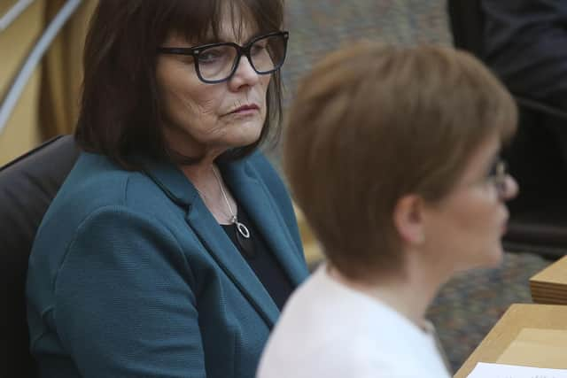 Health Secretary Jeane Freeman during First Minister's Questions at the Scottish Parliament