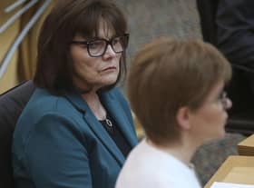 Health Secretary Jeane Freeman during First Minister's Questions at the Scottish Parliament