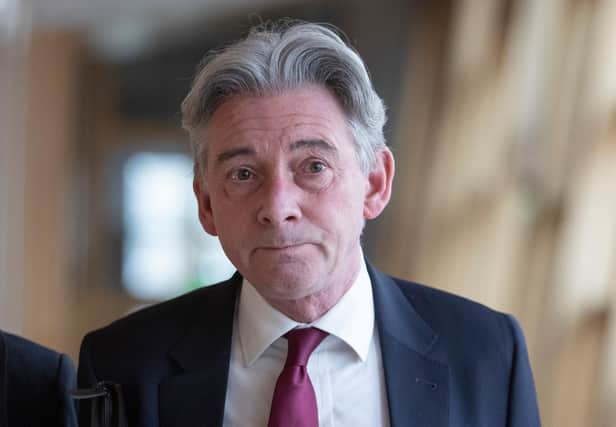 Scottish Labour leader Richard Leonard reacted to a 'racist' tweet about his accent.