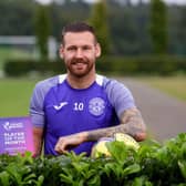 Hibs Martin Boyle wins the cinch Premiership award for August during Hibs Training  at the HTC, on September 10, 2021, in Tranent, Scotland. (Photo by Craig Williamson / SNS Group)