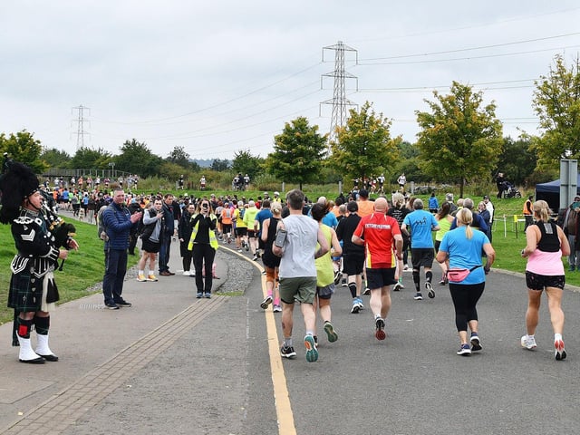 The Kelpies Half Marathon.