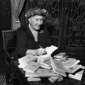 Agatha Christie signs French editions of her books, circa 1950 (Picture: Hulton Archive/Getty Images)