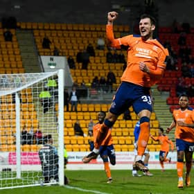 Borna Barisic celebrates putting Rangers in front at St Johnstone in the Scottish Cup with a brilliant strike. (Photo by Ross Parker / SNS Group)