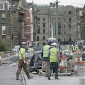 The nine-mile Edinburgh Airport to city centre tram line was completed in 2014 three years late and hundreds of millions of pounds over budget