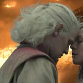 House of the Dragon fans are left horrified after X-rated scene. Matt Smith and Emma D'Arcy in House of the Dragon. Picture: HBO