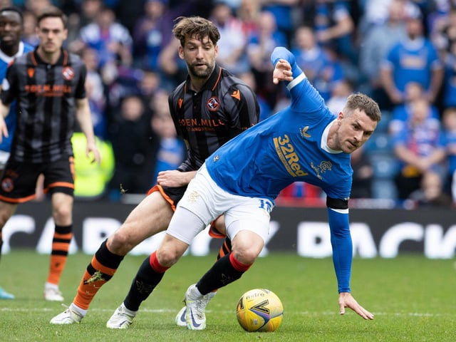 Far from dominant but picked and placed his team-mates, lifting the ball over to earn the penalty incident, also hit the post and  offside in the first half. Technical ability to make match-winning contributions, even without full fitness, could prove crucial as Rangers pursue silverware in one-off ties later this month.