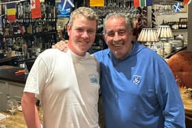 Bob MacIntyre and Sam Torrance met for dinner in the Wentworth area during last week's BMW PGA Championship in Surrey. Picture: Bob MacIntyre