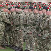 The Black Watch, 3rd Battalion, The Royal Regiment of Scotland (3 Scots) troops at Fort George, Inverness.