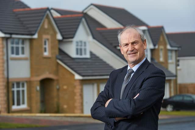 George Fraser, chief executive of Tulloch Homes pictured at one of the firm's Inverness developments. Picture: Ewen Weatherspoon