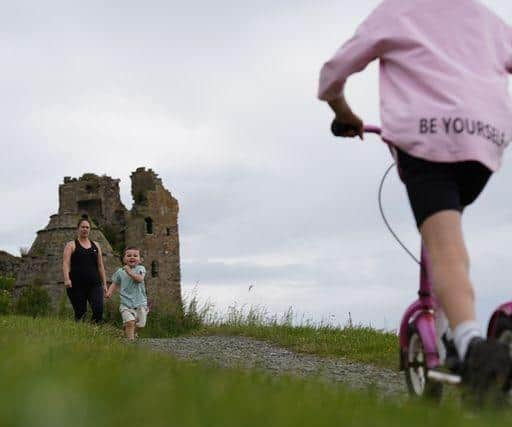 The new route would connect the village of Dunure, which was a filming location for Outlander, with Ayr and Girvan. Picture: Markus Stitz