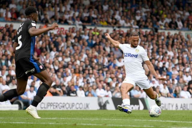 Roofe was hugely impressive in his final season at Elland Road under Marcelo Bielsa. Picture: Getty