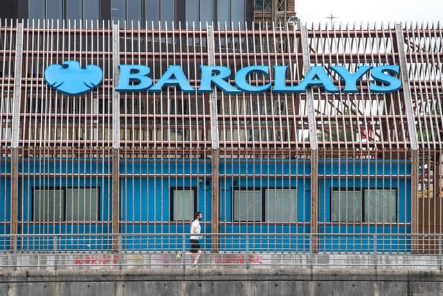 Barclays has given an upbeat outlook after reporting strong interim profits. Picture: John Devlin