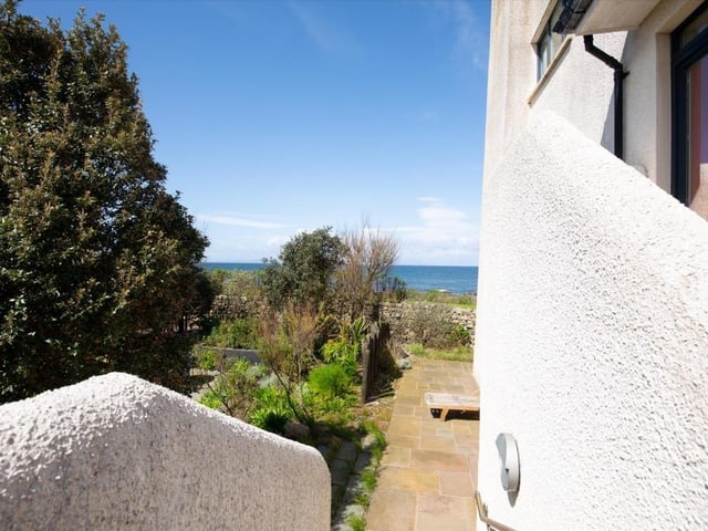 Side of property.