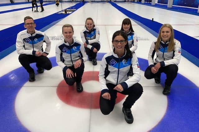 Eve Muirhead's Scotland women's curling team.