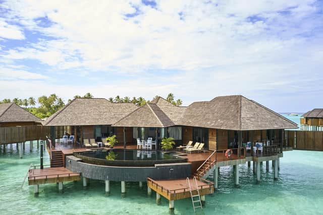 An aqua retreat at the Sun Siyam Resort in the Maldives. Pic: Sun Siyam/PA.
