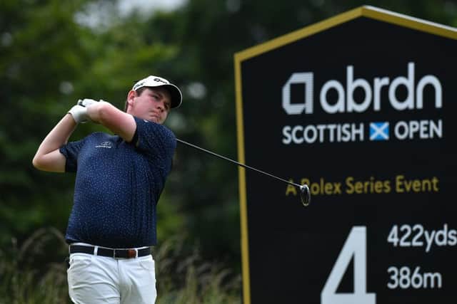 Bob MacIntyre during the final round of the abrdn Scottish Open at The Renaissance Club. Picture: Mark Runnacles/Getty Images.