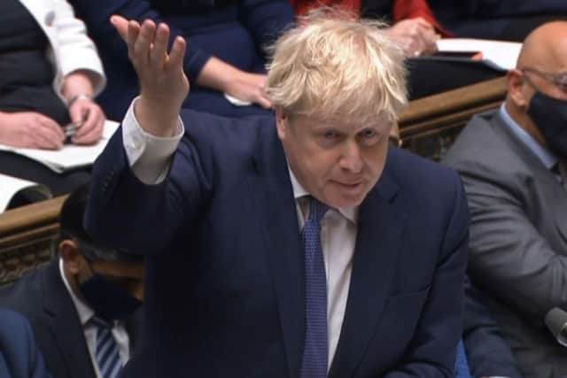 Prime Minister Boris Johnson is being urged to resign. Picture: PA