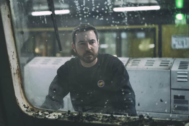 Martin Compston stars as communications operator Fulmer in The Rig.