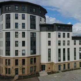 A mid-market rent development in Western Harbour, Leith