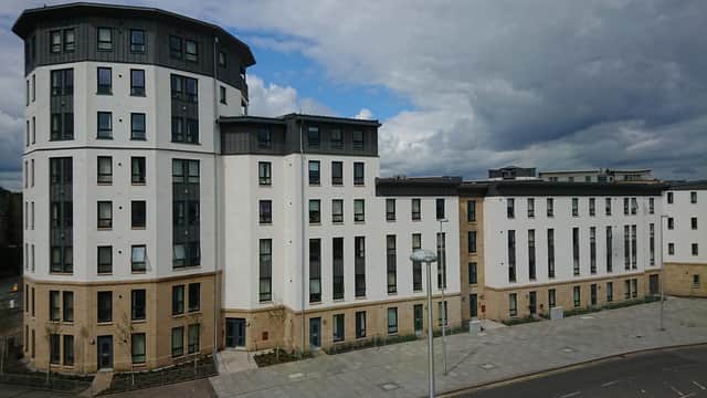 A mid-market rent development in Western Harbour, Leith