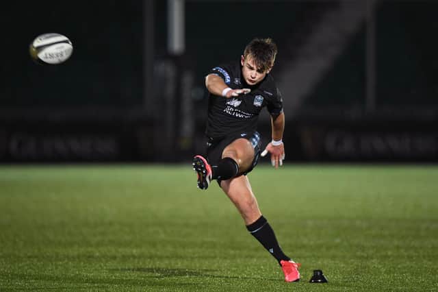 Glasgow Warriors' Ross Thompson kicked three penalties and two conversions. Picture: Ross MacDonald/SNS