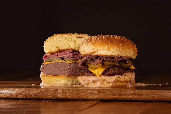 Reuben burger from Butta Burgers