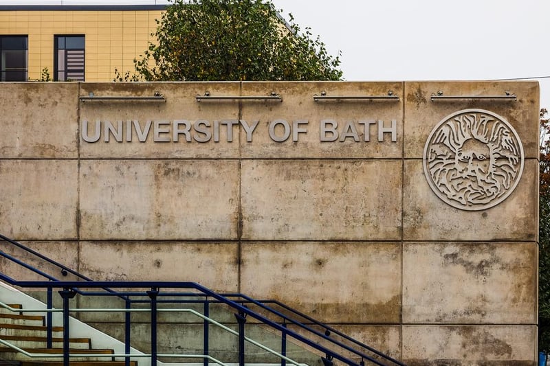 The University of Bath came ninth in the rankings.