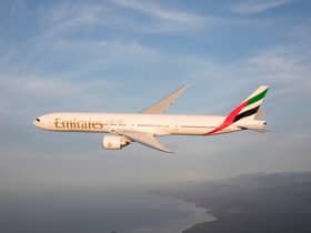 An Emirates Boeing 777-300 will continue to serve Glasgow for the time being.