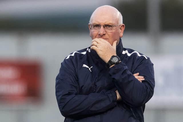 John McGlynn has been tasked with guiding the Bairns out of the division. (Photo by Craig Foy / SNS Group)