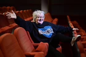 Janey Godley visited the Glasgow Film Theatre ahead of the world premiere of a new fly-on-the-wall documentary on the comic in March. Picture: John Devlin