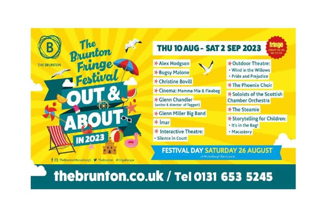 Brunton’s Edinburgh Festival Fringe event is the perfect day out for people in East Lothian and beyond