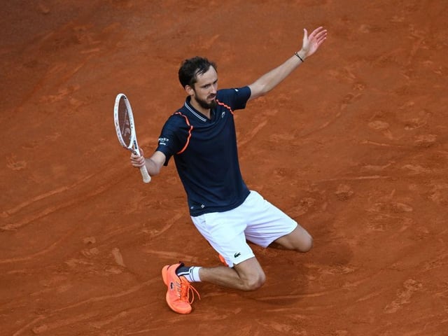 The current world number two is fourth favourite in Paris. Daniil Medvedev has odds of 10/1 to win. He has one grand Slam to his name at the moment - the 2021 US Open - and 19 other ATP Tour singles titles.