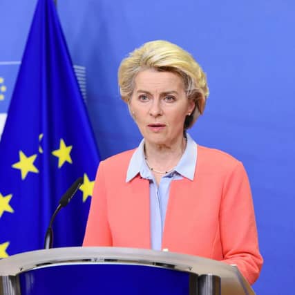 Ursula von der Leyen has joined with world leaders, including the UK to ban certain Russian banks from Swift.