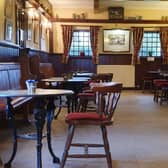 Unchanged classic pub interior of The Flotterstone Inn