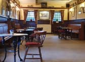 Unchanged classic pub interior of The Flotterstone Inn