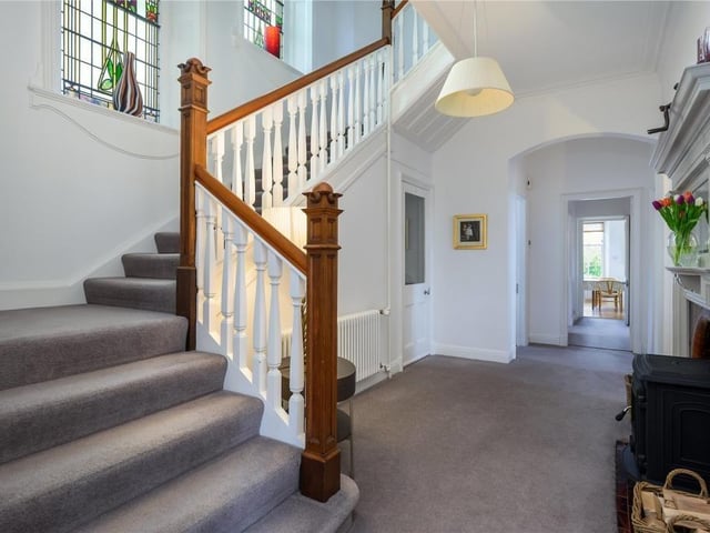 Hall and staircase.
