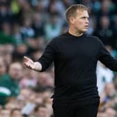 Motherwell Manager Steven Hammell during a cinch Premiership match between Celtic and Motherwell at Celtic Park, on October 01, 2022, in Glasgow, Scotland. (Photo by Craig Williamson / SNS Group)