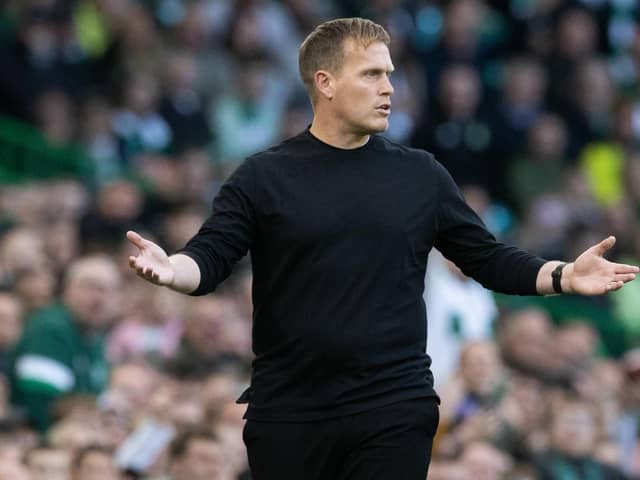 Motherwell Manager Steven Hammell during a cinch Premiership match between Celtic and Motherwell at Celtic Park, on October 01, 2022, in Glasgow, Scotland. (Photo by Craig Williamson / SNS Group)