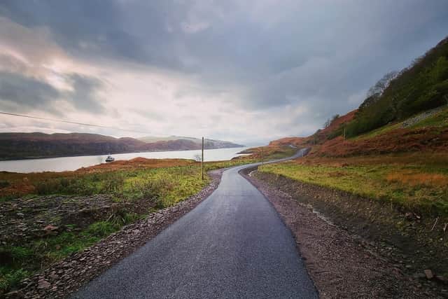 It may be narrow but it's tarred and offers a stunning route to drivers on Kerrera. (Photo: Martin Shields)