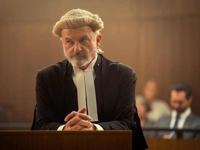 Sam Neill as legal eagle Brett Colby in The Twelve