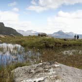 The Torridon Hills are a popular spot with walkers.