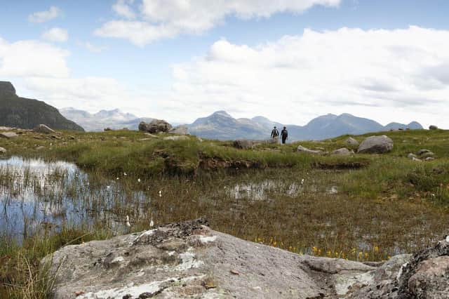 The Torridon Hills are a popular spot with walkers.