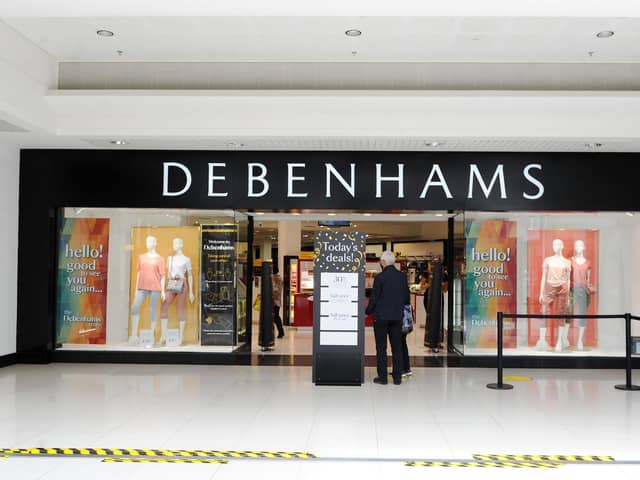 Debenhams, the 242-year-old retailer, collapsed last week with stock clearance sales announced. Picture: Michael Gillen