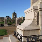 Work has been undertaken at St. Peter's Cemetery by local granite specialist Duncan Ross.