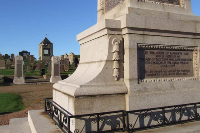 Work has been undertaken at St. Peter's Cemetery by local granite specialist Duncan Ross.