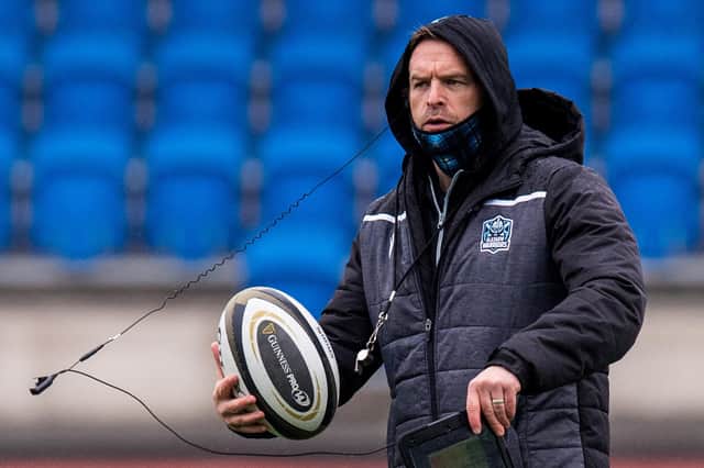 New Glasgow Warriors coach Danny Wilson will take charge at Scotstoun for the first time on Sunday when Warriors host Scarlets.
