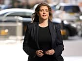 Penny Mordaunt, arrives at the BBC to appear on the BBC's 'Sunday Morning' political television show