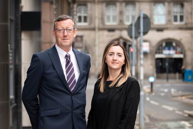 George McNaughton along with new associate Dalene Lyle. Picture: David Johnstone Photography
