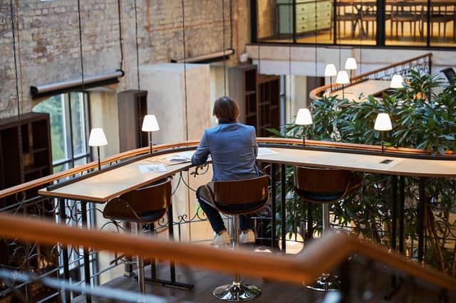 Hotels with co-working spaces are on the rise. Pic: Alamy/PA.